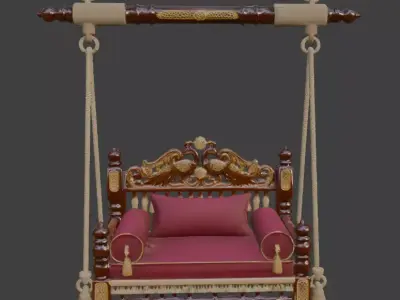 Royal Palace Style Swing 3D model