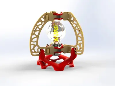 3d model-butterfly lampshade-ready to print 3D print model