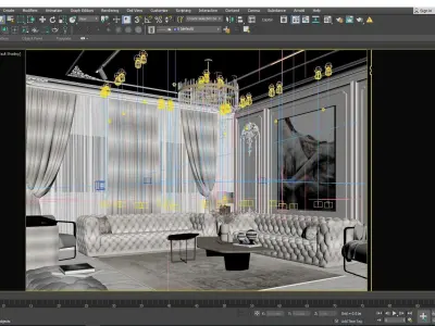Classic Sitting Room 3D model