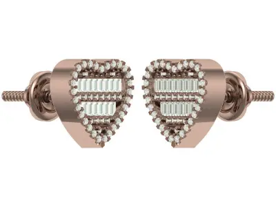 Earring 3D print model 24