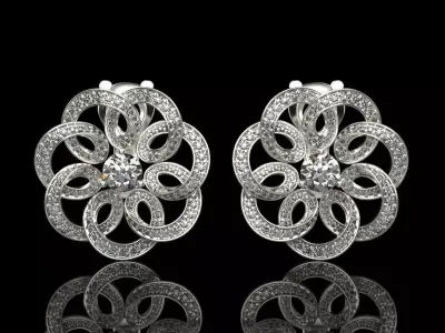 Earrings 9035 3D print model