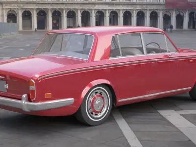 Generic Old Car 02 3D model