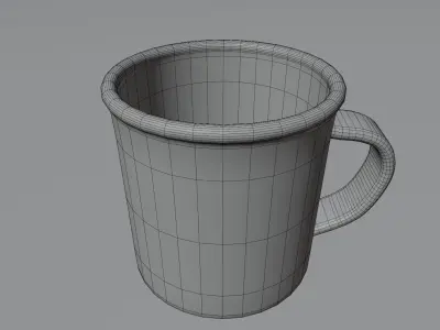 Old coffeemaker 3D model