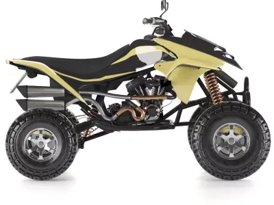 quad bike motorcycle  3D model