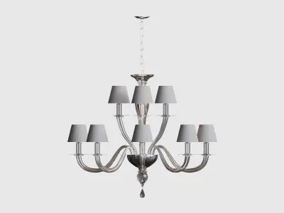 Raphael Disc Chandelier 3d model 3D model