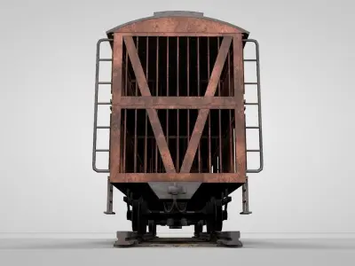 LL Sheep Wagon 3D model