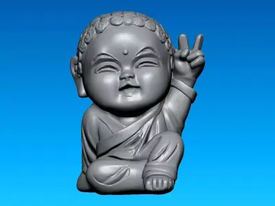 Buddha statues for living room decoration - 3D print 3D print model
