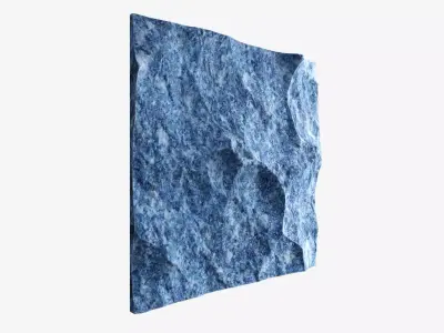 518-RockPanel piece of rock 3D model