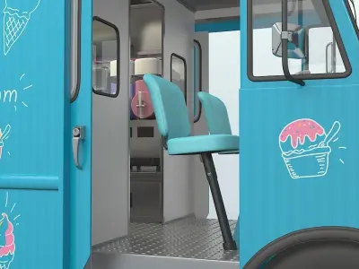 Ice Cream Truck 3D model