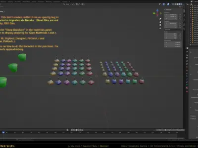 Stylized PBR Dungeon Pack JFG V2 - Source Files - 2022 EDITION Low-poly 3D model