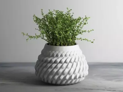 vase pot planter 3d print c04  3D print model