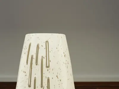 Decorative Freckled Vase Low-poly 3D model