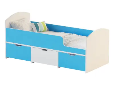 Loft bed Yaroff Kid Mini 3D model