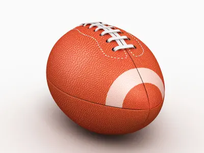 American Football 3D model