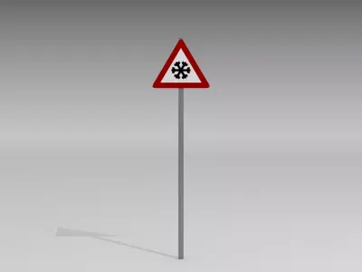 Bleck ice sign 3D model