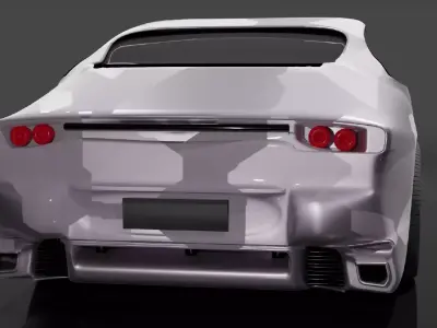 porsche 911 turbo s  3D print model