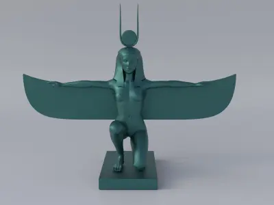 Ancient Egypt sculptures pack 3D Model Collection