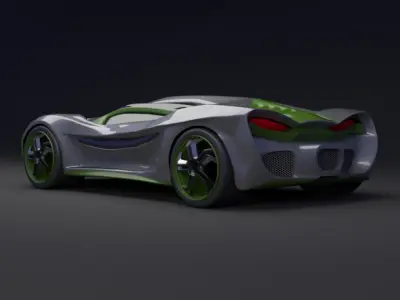 Rhinoster futuristic concept 3D model