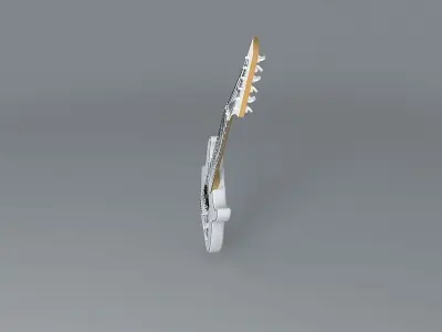 Jackson CDG guitar Free 3D model