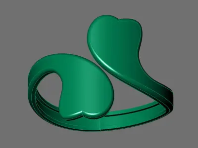 Womens Rings Plain Ring Ready STL 3DM Models Rings women 3D print model