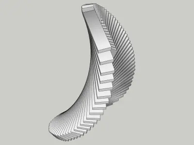 abstract sculpture monument 3D model