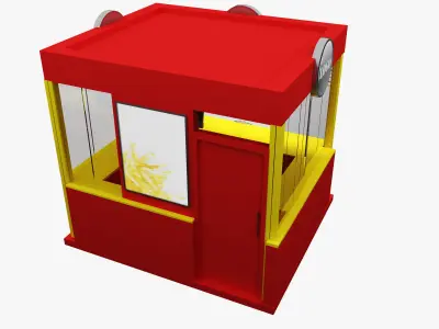 Booth Exhibition Stand a499a  3D model