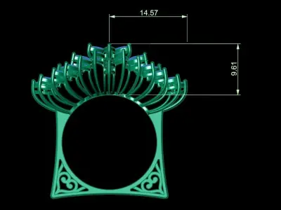 MARKIZ RING  3D print model