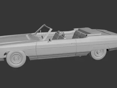 Chevrolet Caprice 1973 Convertible  3D print model