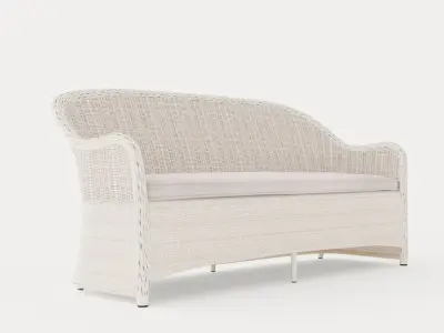 Roma 3-seater sofa Low-poly 3D model