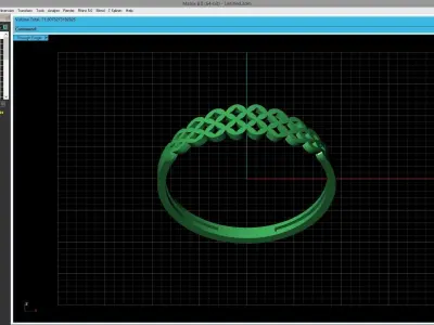 Women Ring Fancy Ring Plain light weight STL 3DM Printable 3D print model get