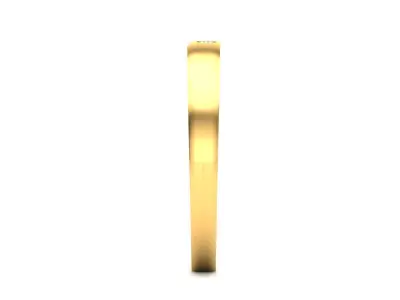 Solitaire Women Wedding Engagement Ring 3D print model