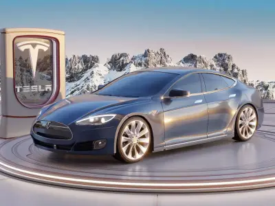 2016 Tesla Model S 3D model