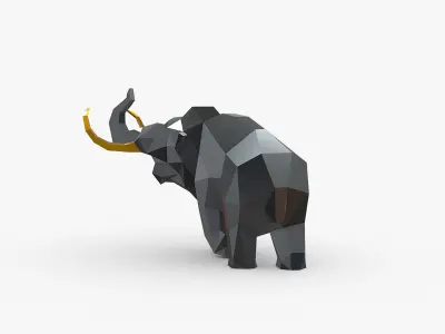 mammoth 3D print model