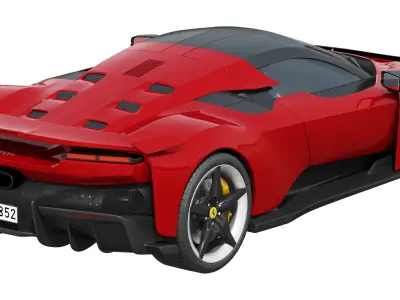 Ferrari F80 2025 3D model