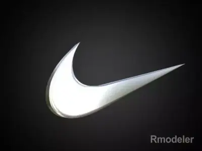 Nike 3d Logo 3D model