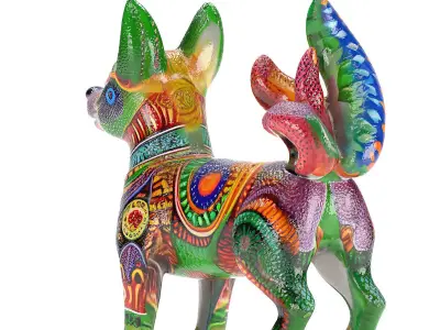 Alebrije  dog 02 3D model