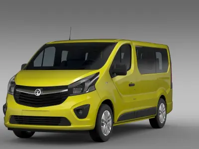 Vauxhall Vivaro 2017 3D model