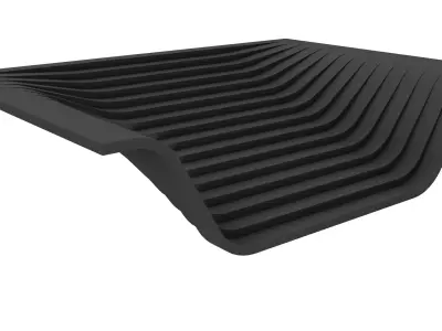 Parametric Architecture Stairs Sweep Design 3D model