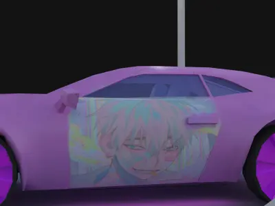 Chevrole Camaro 3d model Low-poly 3D model