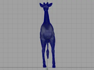 Giraffe Low-poly 3D model