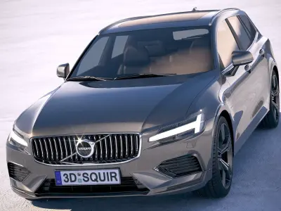 Volvo V60 2019 3D model