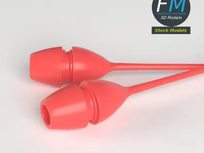 Rhythmic gymnastics clubs 3D model