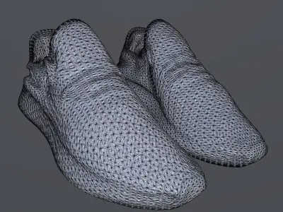 ADIDAS DEERUPT RUNNER SHOES PBR Low-poly 3D model
