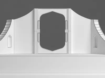 Wedding Stage 3D model