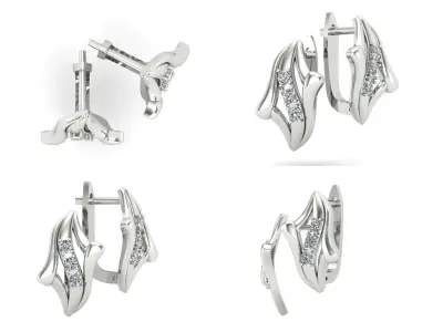 Earrings od80 3D print model