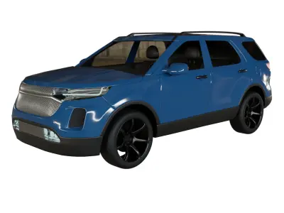 Crossover Car 3D model