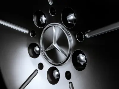 Wheel Mercedes Mybach Forged Monoblock 3D model