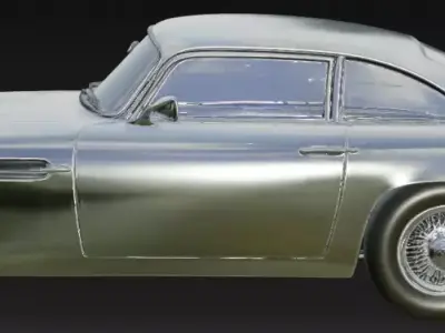 Aston Martin DB5 Bond Car 3D print model