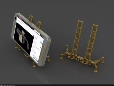 original design phone holder 3D print model