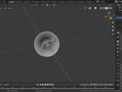 Tennis Ball 3D model 3